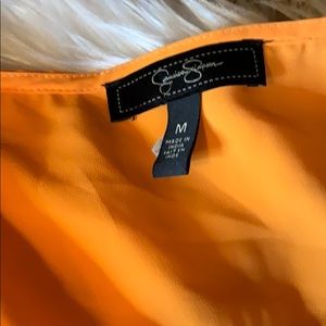 Jessica Simpson Tops - Sheer Orange Button Up Blouse by Jessica Simpson Jessica Simpson Tops - Sheer Orange Button Up Blouse by Jessica Simpson